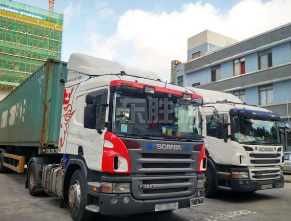 佛山發(fā)貨到香港，整車往返香港物流專線，深圳東勝物流中港拖車行