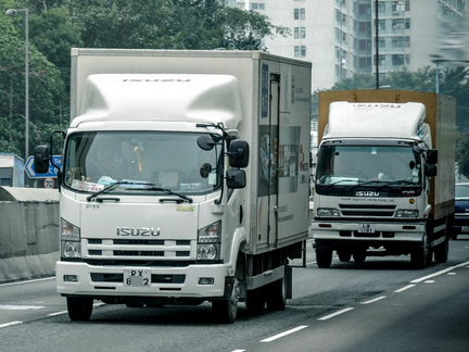 深圳到香港物流-15噸車專車運輸?shù)较愀郯咐龍D